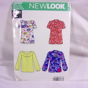 Simplicity New Look Blouse/Top Pattern Easy Sew  Size 10 - 22 Factory Folded NEW